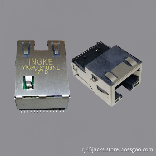 Ingke YKGU-2109NL 100% compatible 7498111120R WE SMT RJ45 Jacks with Integrated Magnetics